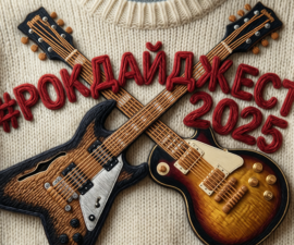 rockdigest 2025 - свитер с гитарами