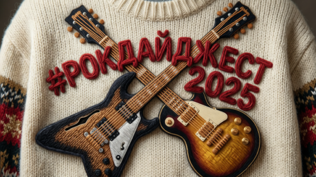 rockdigest 2025 - свитер с гитарами